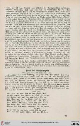 31: Faust bei Michelangelo