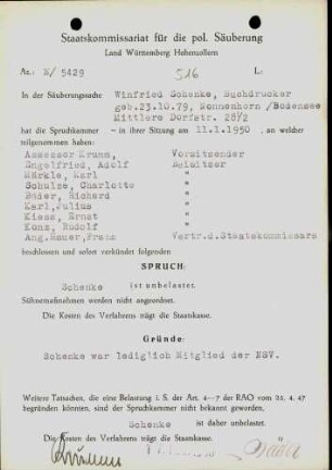 Schenke, Winfried
