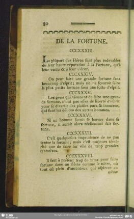 De La Fortune