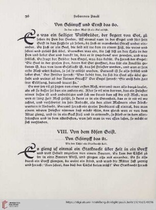 VIII. Von dem bösen Geist