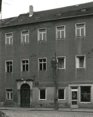 Roßwein, Querstraße 14. Wohnhaus mit Laden (1601/1900)