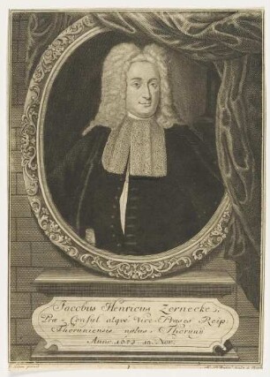Bildnis des Jacobus Henricus Zernecke
