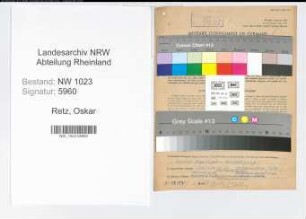 Entnazifizierung Oskar Retz , geb. 27.07.1900 (Verw.Inspektor)