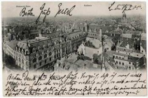 Blick auf Leipzig : Bismarck Haus
