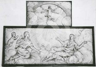 Relief "Himmelfahrt". vom Franzius-Gestühl der Trinitatiskirche Danzig
