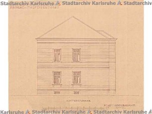 Beichel, Friedrich. Schlachthof. Dienstwohngebäude des Direktors