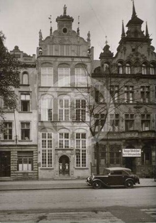 Fassade von Bürgerhaus Hundegasse 58 in Danzig