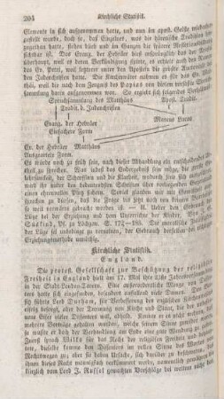 204-208 Kirchliche Statistik