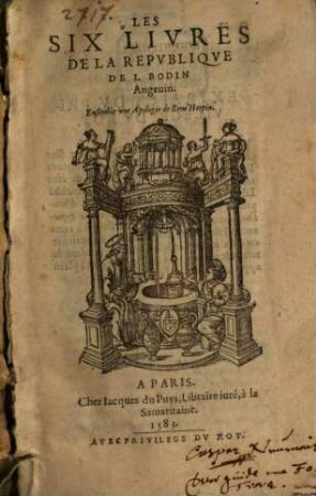 Les six Livres de la Republique