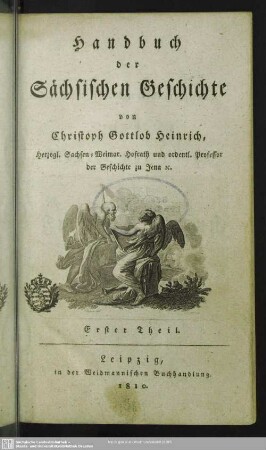 1: Handbuch der sächsischen Geschichte