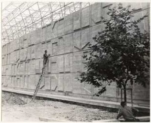 USA Pavillon, Zagreb: Ansicht Pavillon im Bau