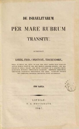 De Israelitarum per mare rubrum transitu