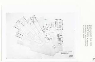 Botanisches Museum (Diplomarbeit bei Willy Kreuer): Grundriss 1. Obergeschoss 1:200
