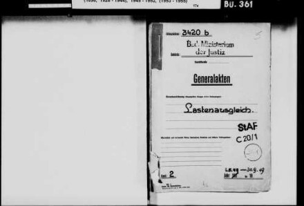 Lastenausgleich allgemein, Teil 2