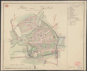 Plan von Zerbst