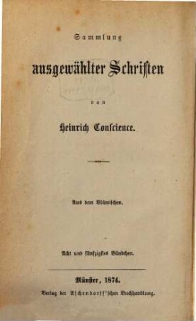 Sammlung ausgewählter Schriften : aus dem Vlämischen. 58, Mutterliebe : Erzählung