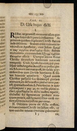 133-149, Caput III