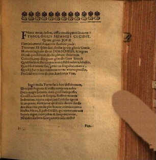 Epitaphia memoriae beatae ... Jo. G. Dorschii ... posita ...