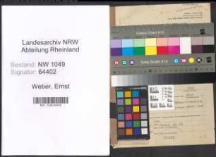 Entnazifizierung Ernst Weber , geb. 11.01.1902 (Postbeamter)