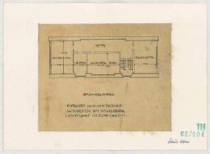 Fischer, Theodor; Höfen; Schule - Grundriss DG