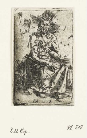 Schmerzensmann, sitzend