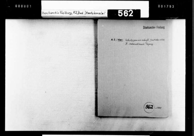 Schutzgemeinschaft Deutsches Wild e.V. (Organisation zur Erhaltung der freilebenden Tierwelt), Abhaltung der 2. Internationalen Tagung der Schutzgemeinschaft, München 1951
