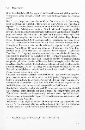 4.7 Der Pretest