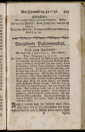 Vierzehende Passionspredigt.