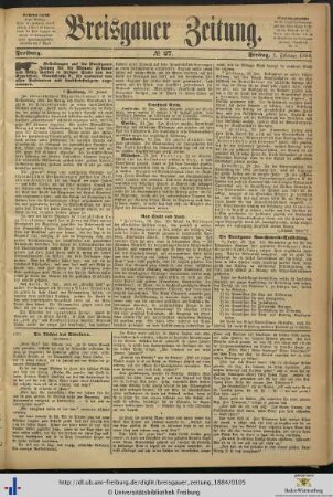 Nr. 27-51 (Februar 1884)