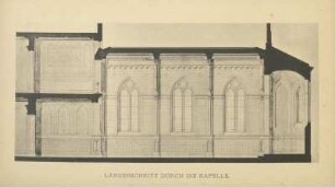 Längenschnitt durch die Kapelle