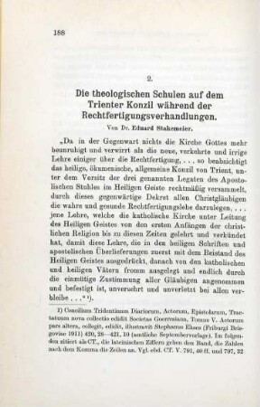 188-207 Die theologischen Schulen auf dem Trienter Konzil während der Rechtfertigungsverhandlungen