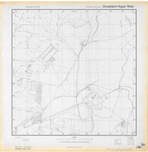 Deutsche Grundkarte, Blatt Düsseldorf-Aaper Wald, 1955