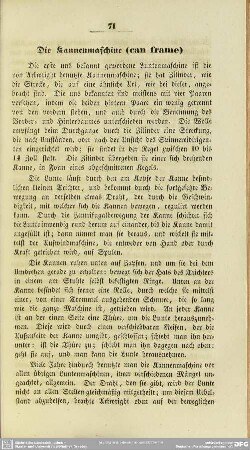 Die Kannenmaschine (can frame)