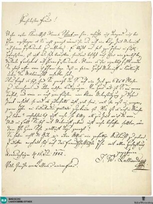 Brief von Johann Wenzel Kalliwoda an Heinrich Joseph Bärmann vom 15.06.1842 - K 3170,666