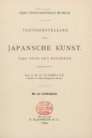 Tentoonstelling van Japansche kunst : gids voor den bezoeker