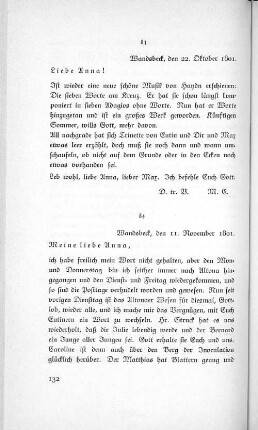 83 Wandsbeck, den 22. Oktober 1801.