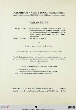 Voranzeige