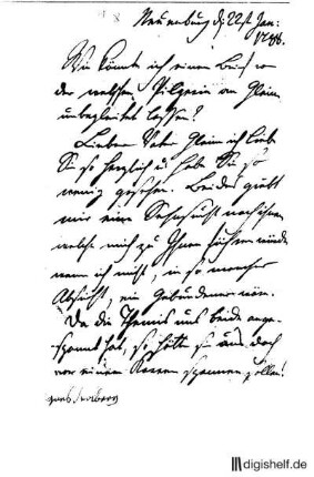 11: Brief von Friedrich Leopold Graf; Stolberg-Stolberg, Agnes Gräfin Stolberg-Stolberg an Johann Wilhelm Ludwig Gleim