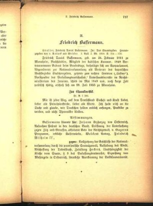 II. Friedrich Bassermann.