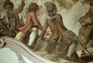 Östliches Bild: Predigt des heiligen Ulrich in Rümelingen (Schweiz)