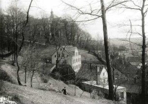 Lichtenstein, Rödlitzbachhang : Lichtenstein. Blick über den rechten Rödlitzbachhang von Westen
