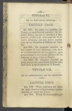 Titulo VII