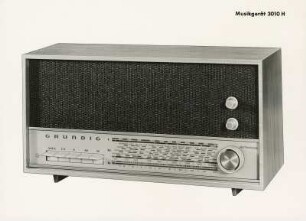 Grundig Musikgerät "3010 H" von Gerhard Dietrich