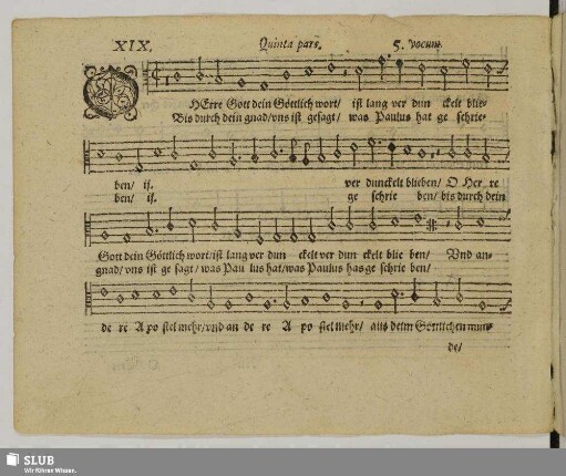 XIX. O Herre Gott dein Göttlich Wort