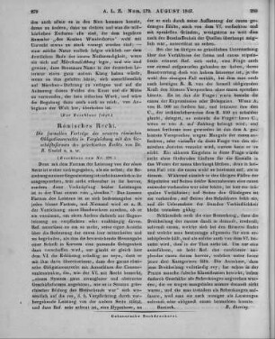 Gneist, H. R.: Die formellen Verträge des neueren römischen Obligationenrechts in Vergleichung mit den Geschäftsformen des griechischen Rechts. Berlin: Oehmigke 1845 (Beschluss von Nr. 178)