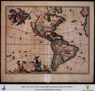 Novissima et accuratissima Americae descriptio.