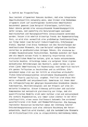 1. Aufriß der Fragestellung