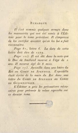 Remarque