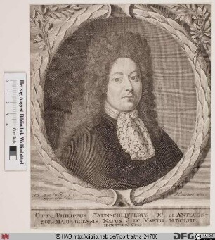 Bildnis Otto Philipp Zaunschliffer