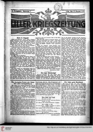 Hefte 1-10, August 1915